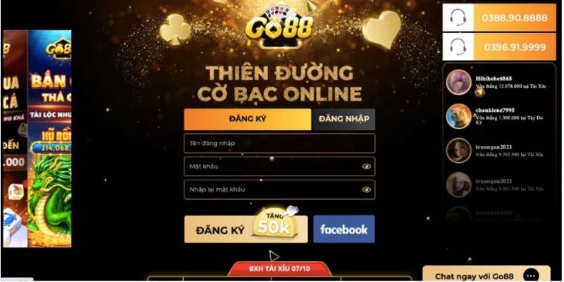 Hướng dẫn tân thủ đăng ký tài khoản tại nhà cái go88